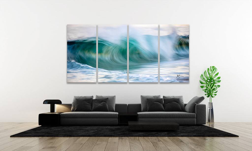 716am Coastal Fine Art Polyptych shown at 16 ft. x 8 ft.