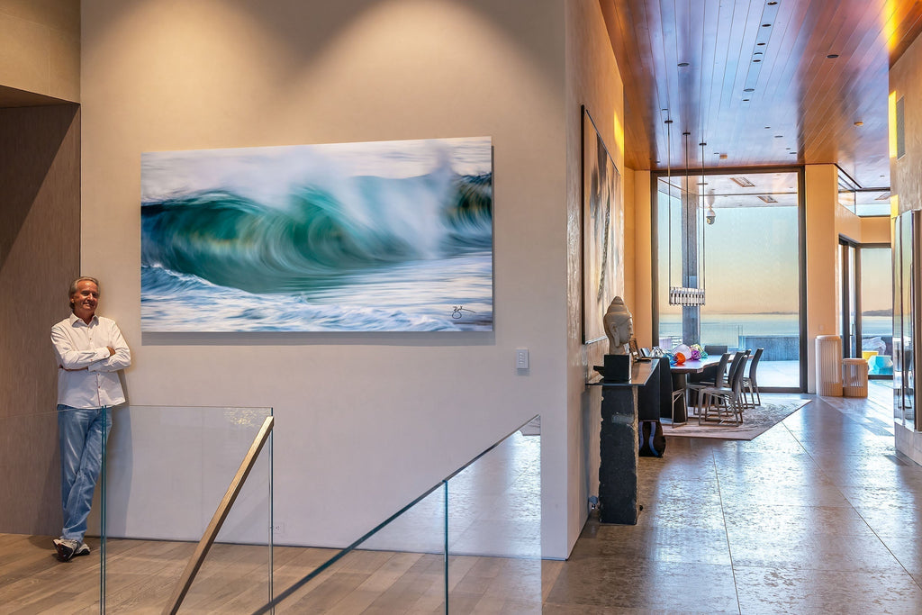 716am Triptych Laguna Beach Sunrise Wave