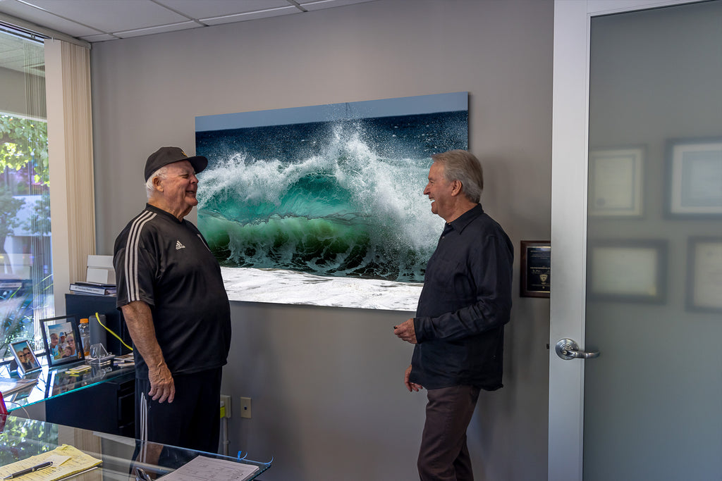Sea Gem, 5 ft. x 40 in. Fine Art Infused to Metal Canvas  Laguna Beach, CA