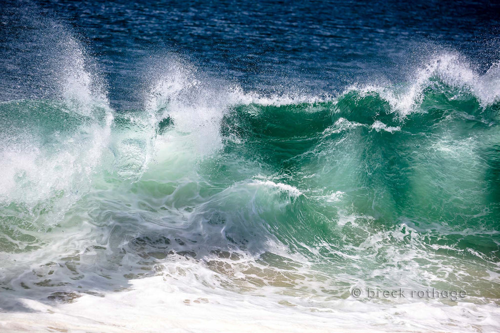White Sea Spray - Ocean Wave Fine Art by Color