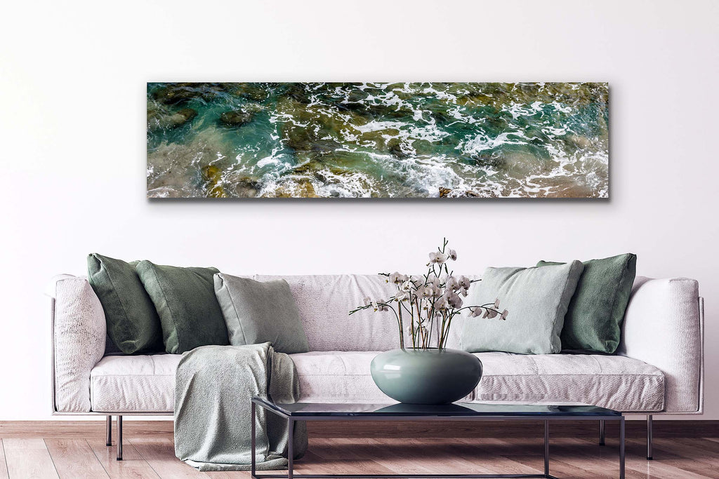 Essence of aNatural wave wall art on metal canvas