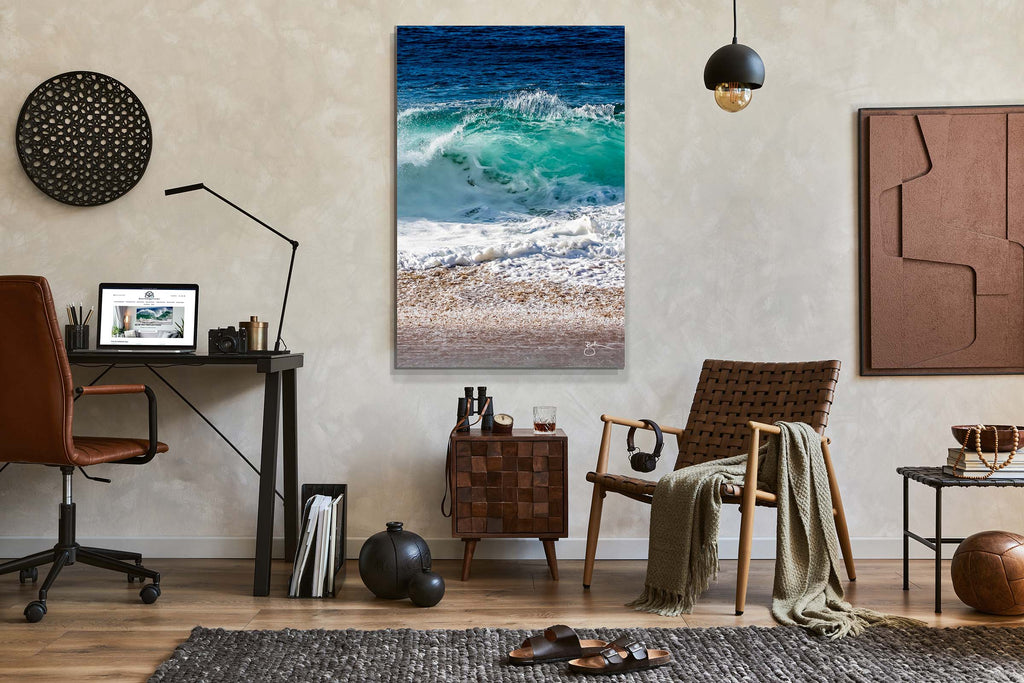 Breck's Wave Center Cut – Laguna Beach Ocean Wave fine artwork