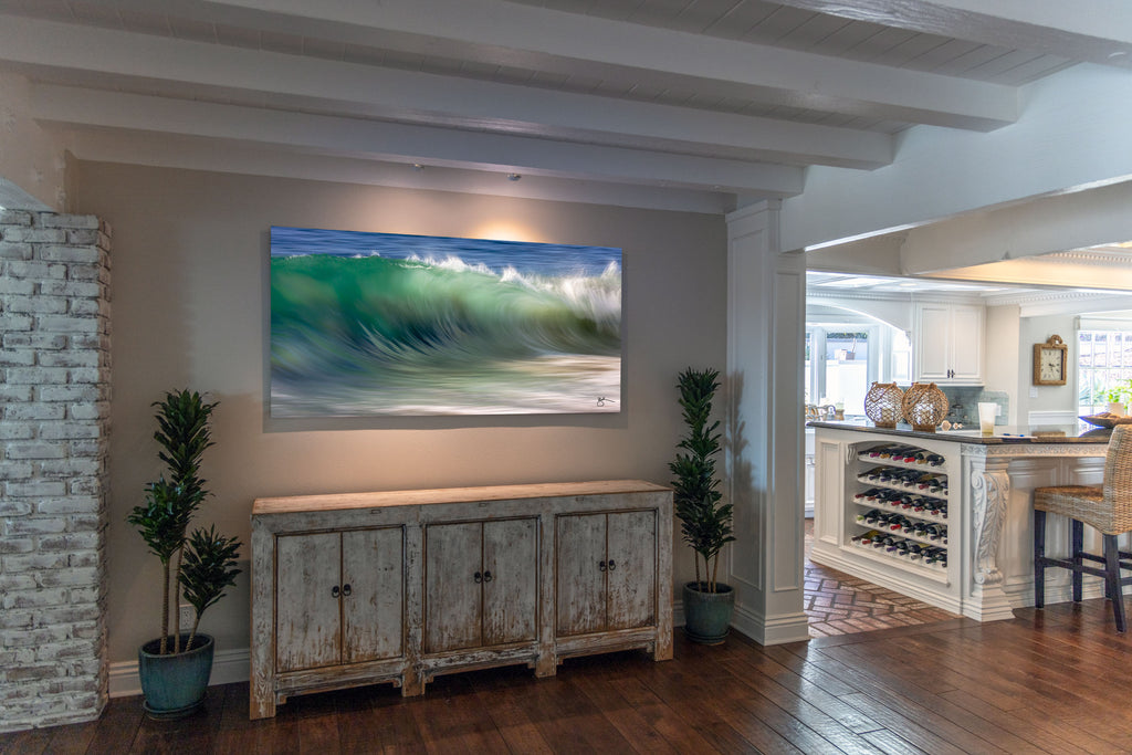 On the wall in Dana Point - Watercolor Wall sized to 6 ft. x 3 ft.